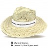 Chapeau événementiel personnalisable 8085 LUA - LISBONNE