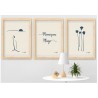 Affiche Beach - triptych