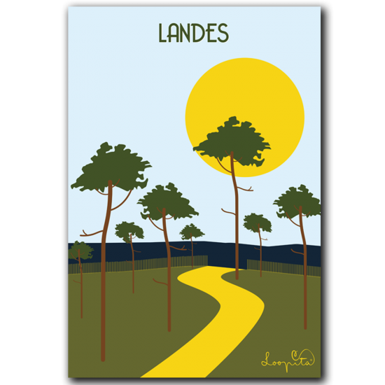 Dibon A3 "The forest of Landes"
